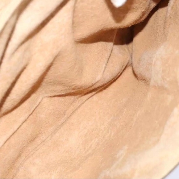 GUCCI GG Canvas Web Sherry Line Shoulder Bag PVC Beige Auth yk10844 - Picture 3 of 5